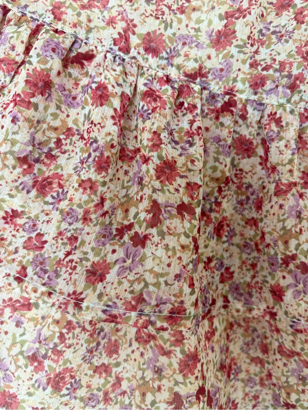 Dynamite Floral Ruffle Mini Skirt - Picture 2 of 6